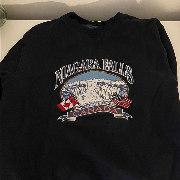 Brandy Melville Sweaters - Brandy melville Niagara Falls Canada Navy Sweater